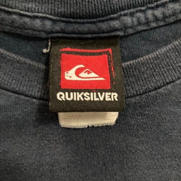 Vtg Quiksilver Shirt Mens Size M Short Sleeve Geometric Skater Surf 90s Y2K‎ - Picture 4 of 9